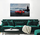 Dream Car I by João Bello on GIANT ART - red mixed media