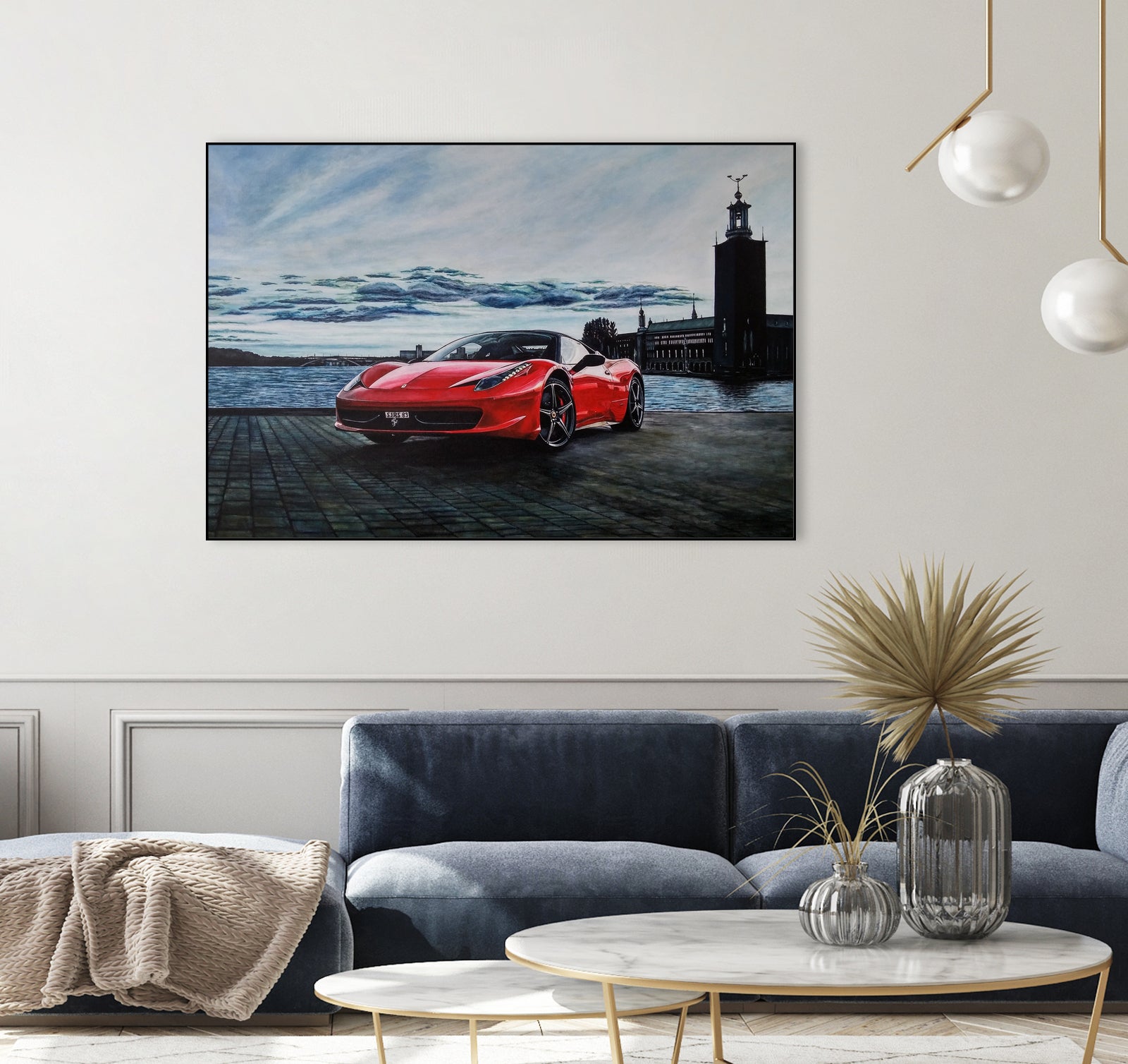 Dream Car I by João Bello on GIANT ART - red mixed media