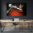 Flying Sax by João Bello on GIANT ART - red mixed media