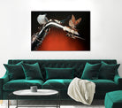 Flying Sax by João Bello on GIANT ART - red mixed media