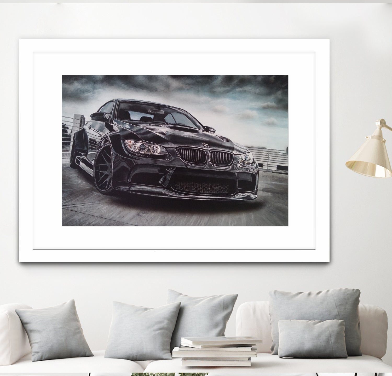 Sport Car by João Bello on GIANT ART - black mixed media