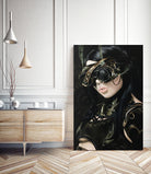 Steampunk Girl I by João Bello on GIANT ART - black mixed media