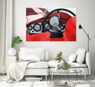 Old Racing Red Car by João Bello on GIANT ART - red mixed media