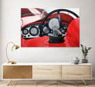 Old Racing Red Car by João Bello on GIANT ART - red mixed media