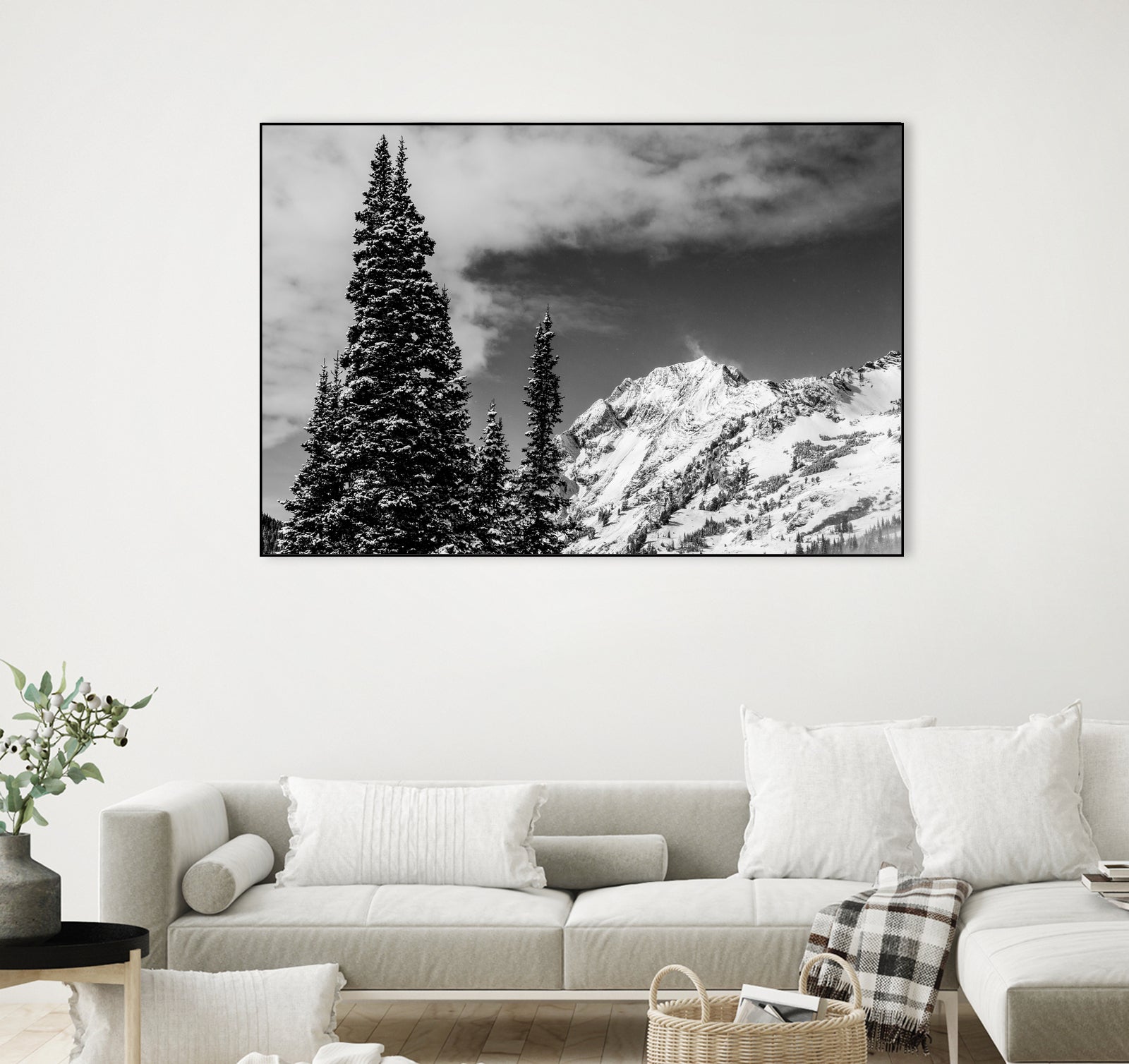 Trees Taller than the Highest Peak by Alex Tonetti on GIANT ART - gray photo illustration