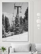 Chairlift to the Top by Alex Tonetti on GIANT ART - gray photo illustration