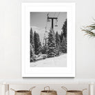 Chairlift to the Top by Alex Tonetti on GIANT ART - gray photo illustration