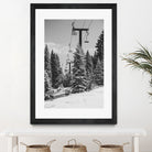 Chairlift to the Top by Alex Tonetti on GIANT ART - gray photo illustration