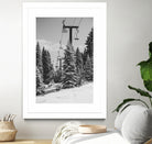 Chairlift to the Top by Alex Tonetti on GIANT ART - gray photo illustration