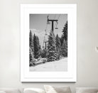 Chairlift to the Top by Alex Tonetti on GIANT ART - gray photo illustration