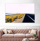 Along the Salt Flats by Alex Tonetti on GIANT ART - yellow photo illustration