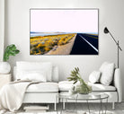 Along the Salt Flats by Alex Tonetti on GIANT ART - yellow photo illustration