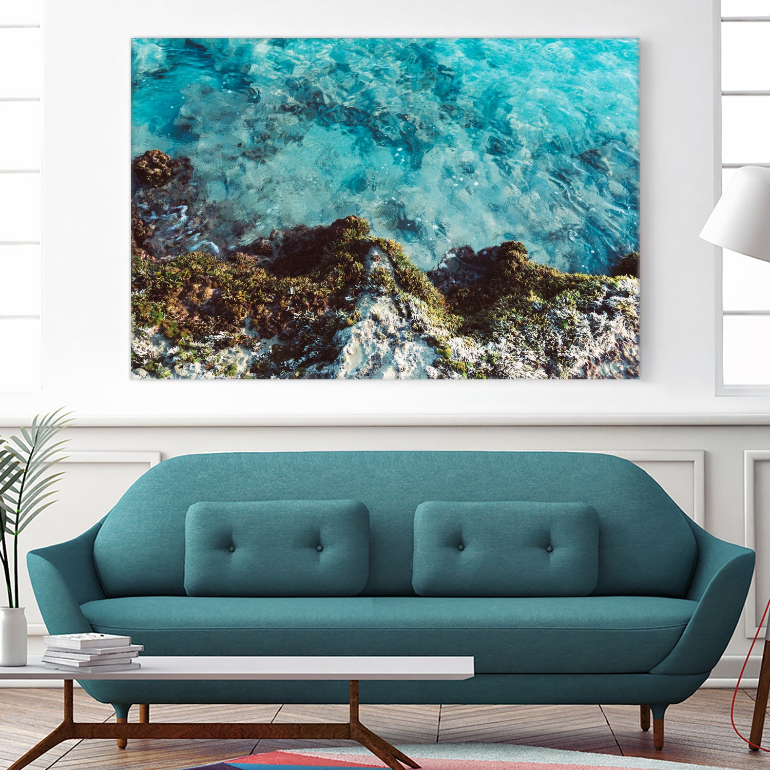 Blue Coast by Alex Tonetti on GIANT ART - blue photo illustration