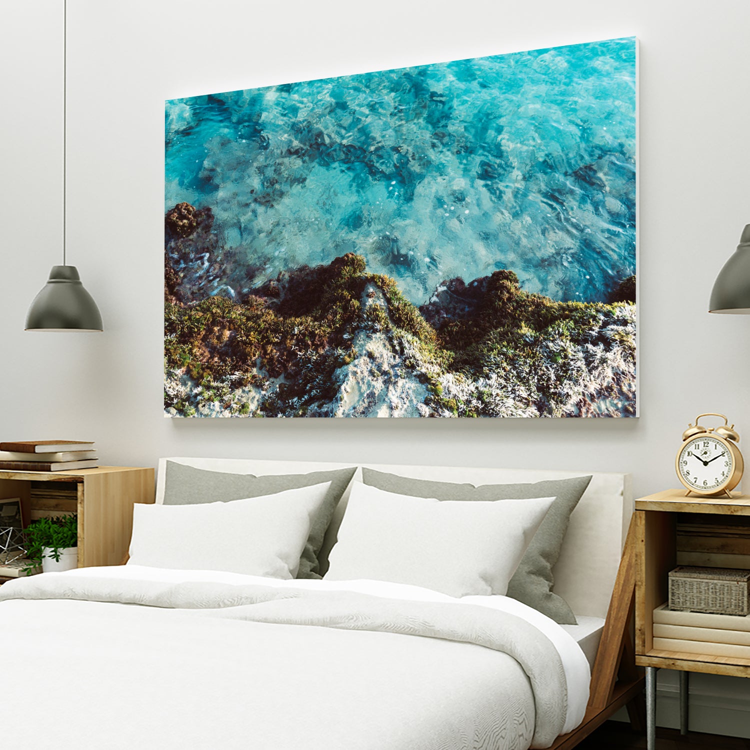 Blue Coast by Alex Tonetti on GIANT ART - blue photo illustration