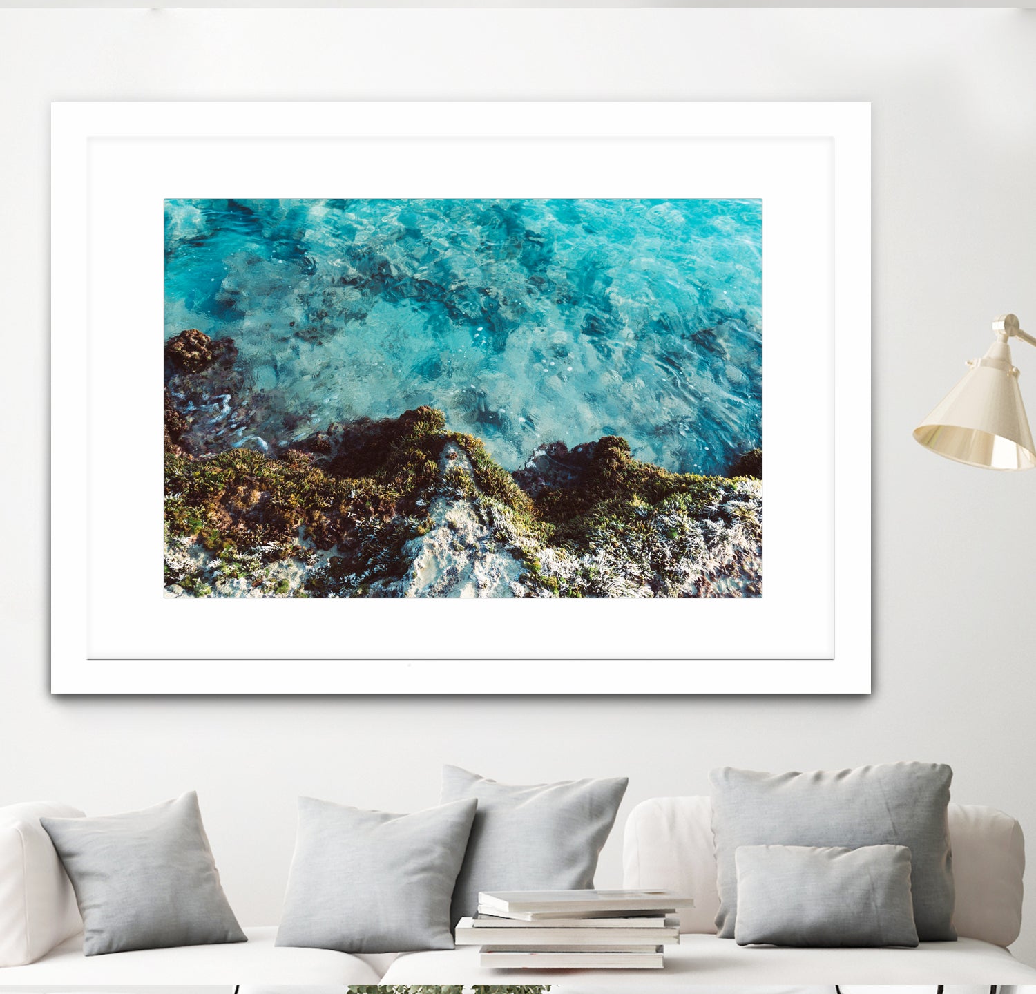 Blue Coast by Alex Tonetti on GIANT ART - blue photo illustration