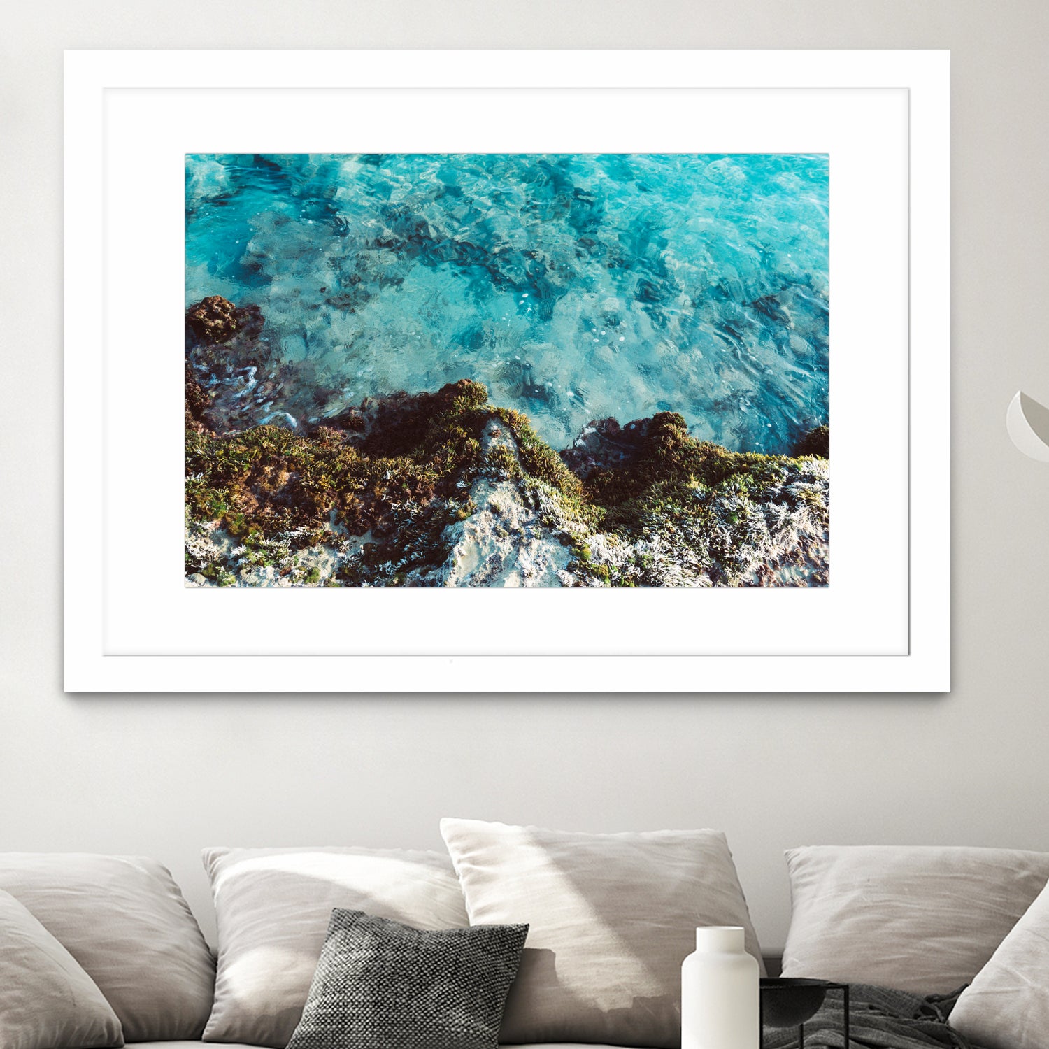 Blue Coast by Alex Tonetti on GIANT ART - blue photo illustration