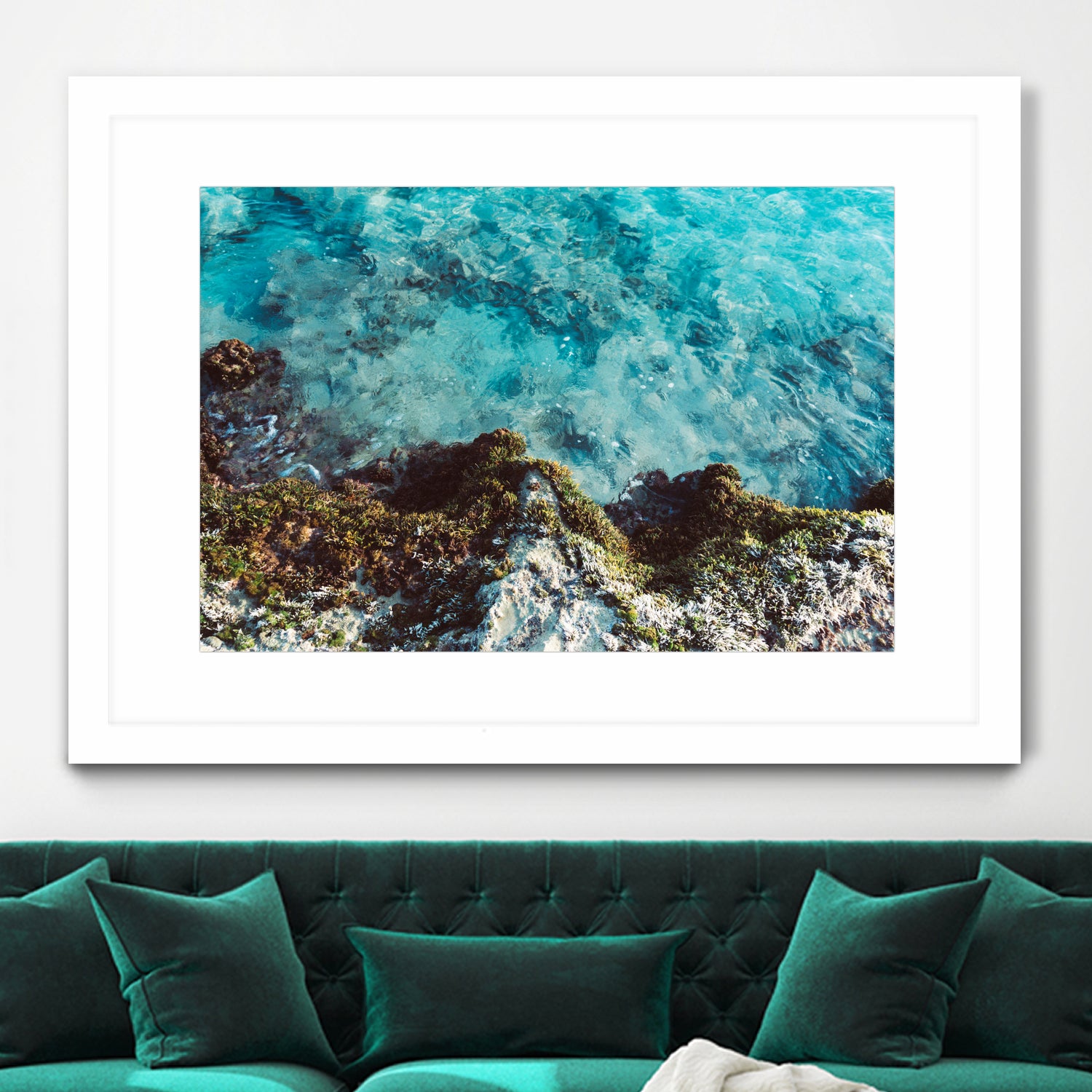 Blue Coast by Alex Tonetti on GIANT ART - blue photo illustration