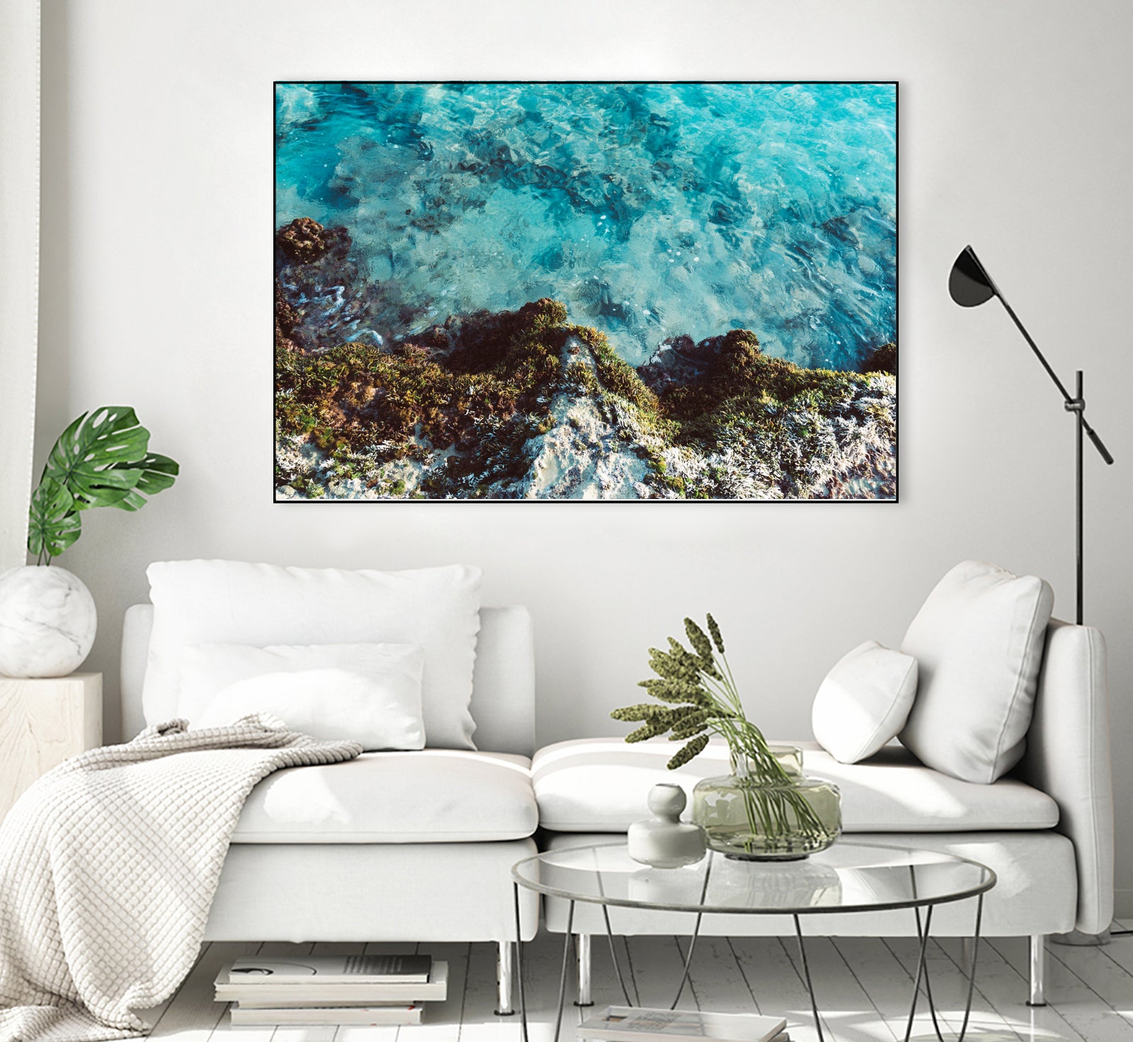 Blue Coast by Alex Tonetti on GIANT ART - blue photo illustration