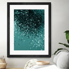 Teal Mermaid Ocean Glitter #3 #shiny #decor #art by Anita & Bella Jantz on GIANT ART - green photo illustration