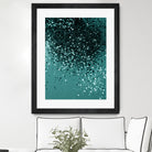 Teal Mermaid Ocean Glitter #3 #shiny #decor #art by Anita & Bella Jantz on GIANT ART - green photo illustration