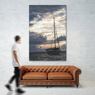 Ship Silhouette by Alex Tonetti on GIANT ART - blue photo illustration