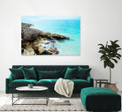 Crashing Waves by Alex Tonetti on GIANT ART - blue photo illustration