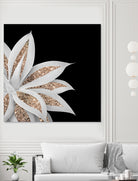 Agave Finesse Glitter Glam #6 #tropical #decor #art by Anita & Bella Jantz on GIANT ART - black photo illustration