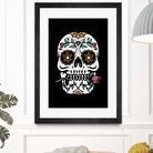 Mexican Skull by Afif Quilimo on GIANT ART - black digital drawing