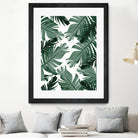 Tropical Banana Leaves Pattern #3 #tropical #decor #art by Anita & Bella Jantz on GIANT ART - green photo illustration