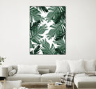 Tropical Banana Leaves Pattern #3 #tropical #decor #art by Anita & Bella Jantz on GIANT ART - green photo illustration