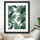 Tropical Banana Leaves Pattern #3 #tropical #decor #art by Anita & Bella Jantz on GIANT ART - green photo illustration