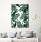 Tropical Banana Leaves Pattern #3 #tropical #decor #art by Anita & Bella Jantz on GIANT ART - green photo illustration