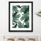 Tropical Banana Leaves Pattern #3 #tropical #decor #art by Anita & Bella Jantz on GIANT ART - green photo illustration