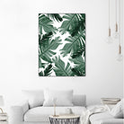 Tropical Banana Leaves Pattern #3 #tropical #decor #art by Anita & Bella Jantz on GIANT ART - green photo illustration