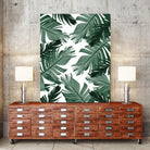 Tropical Banana Leaves Pattern #3 #tropical #decor #art by Anita & Bella Jantz on GIANT ART - green photo illustration