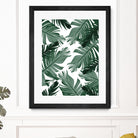 Tropical Banana Leaves Pattern #3 #tropical #decor #art by Anita & Bella Jantz on GIANT ART - green photo illustration