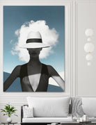 Beauty and the cloud ... by Menelaos Trompoukis on GIANT ART - blue digital painting