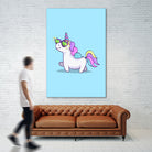 Fabulous Unicorn by Ana Villanueva on GIANT ART - blue character design