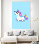 Fabulous Unicorn by Ana Villanueva on GIANT ART - blue character design