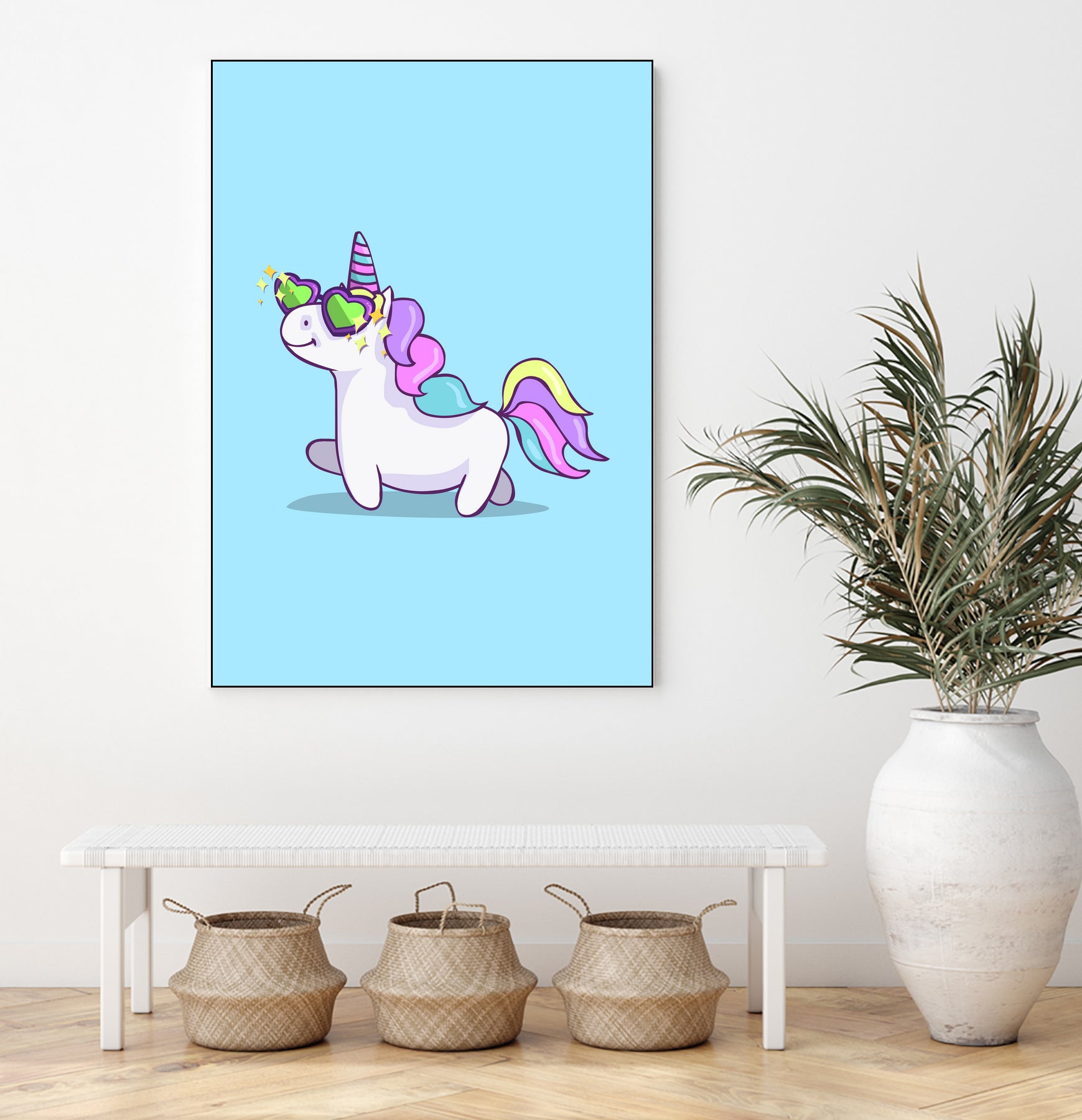 Fabulous Unicorn by Ana Villanueva on GIANT ART - blue character design