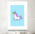 Fabulous Unicorn by Ana Villanueva on GIANT ART - blue character design