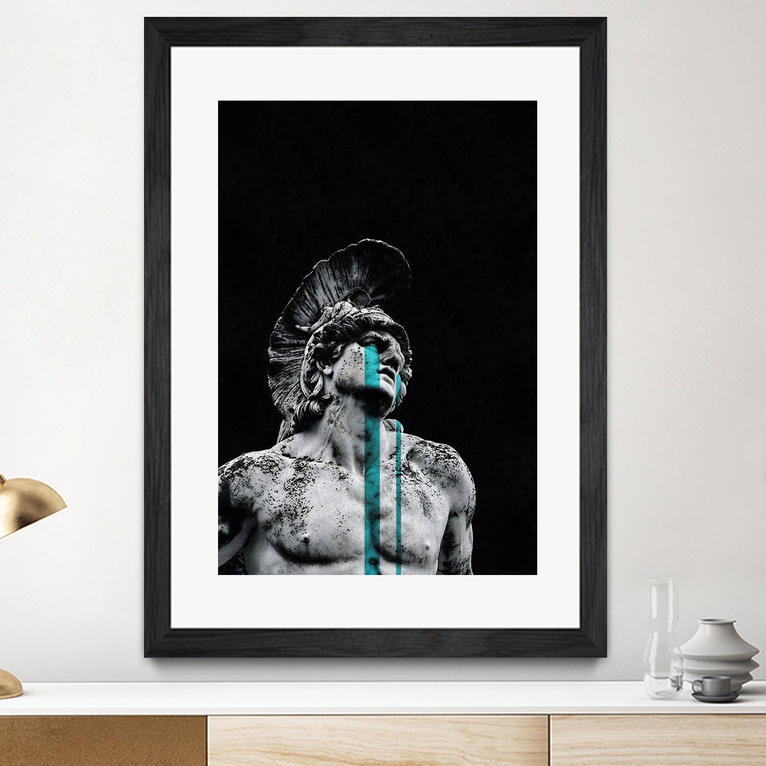 The tears of Achilles by Menelaos Trompoukis on GIANT ART - black digital painting