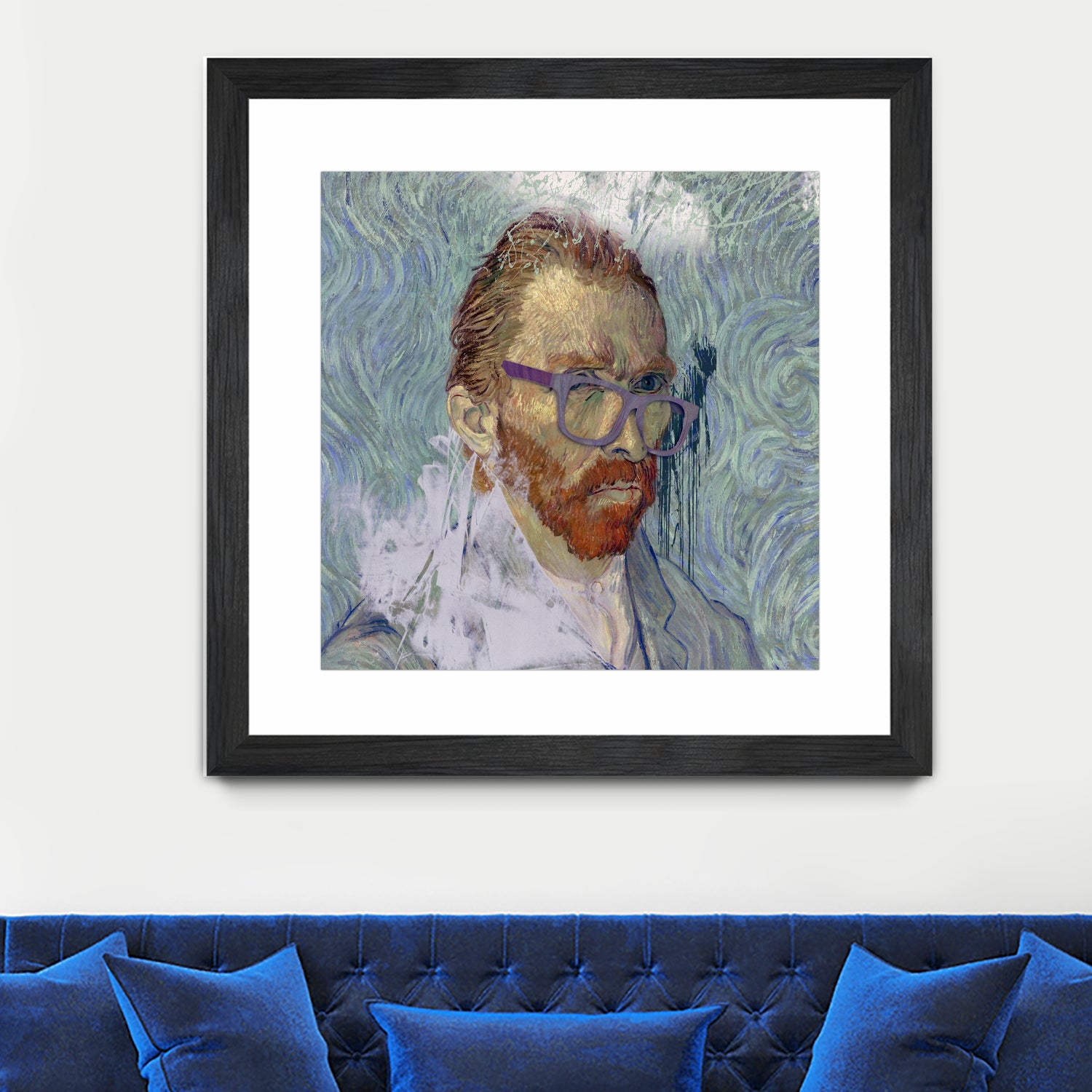 Vincent by José Luis Guerrero on GIANT ART - blue photo manipulation