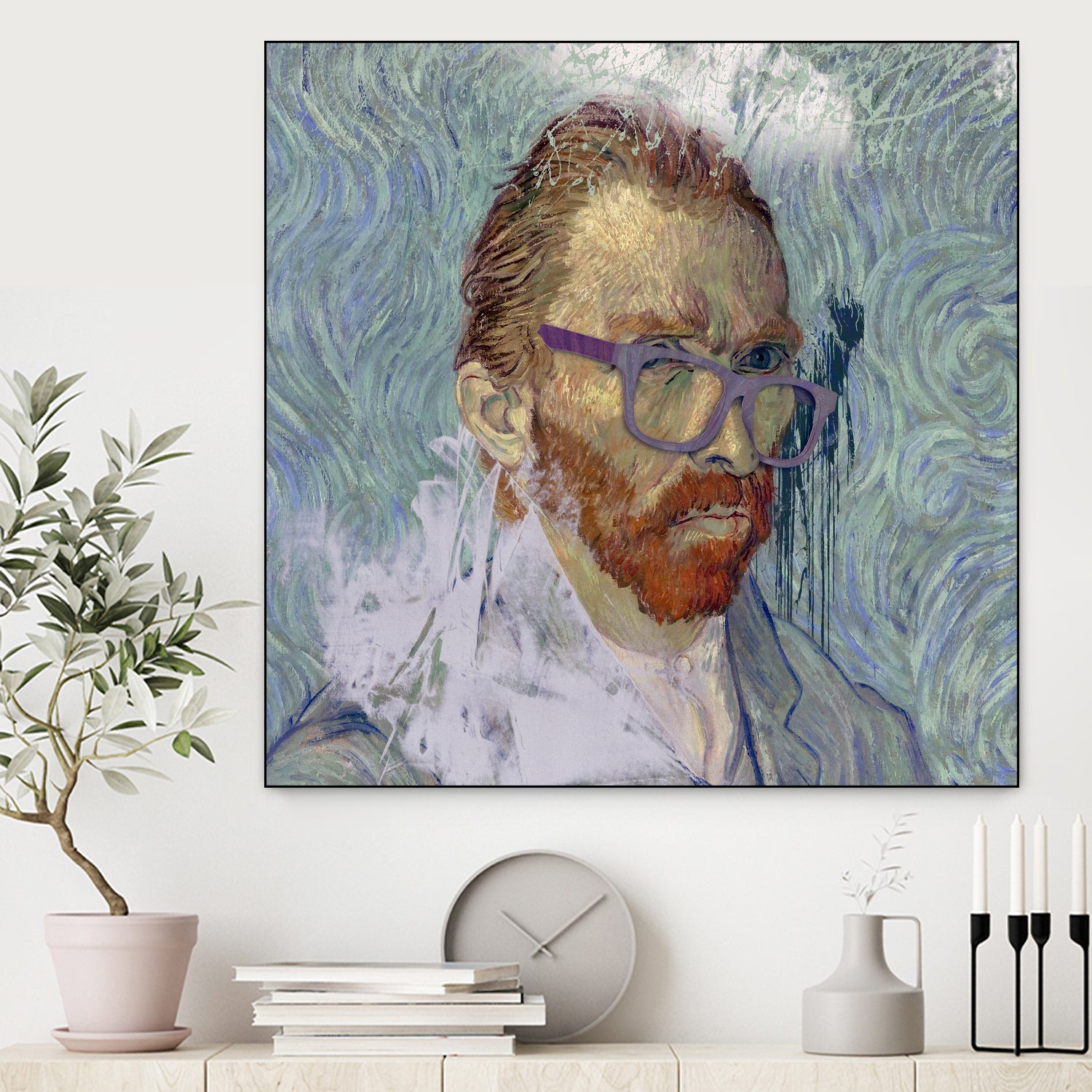 Vincent by José Luis Guerrero on GIANT ART - blue photo manipulation