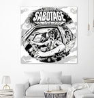 Sabotage by Nick Beery on GIANT ART - black digital drawing