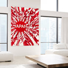 Japan by Danny Jardim on GIANT ART - red digital painting