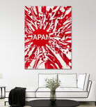 Japan by Danny Jardim on GIANT ART - red digital painting