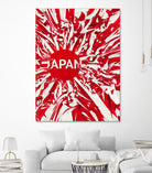 Japan by Danny Jardim on GIANT ART - red digital painting