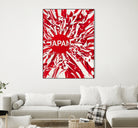 Japan by Danny Jardim on GIANT ART - red digital painting