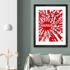 Japan by Danny Jardim on GIANT ART - red digital painting